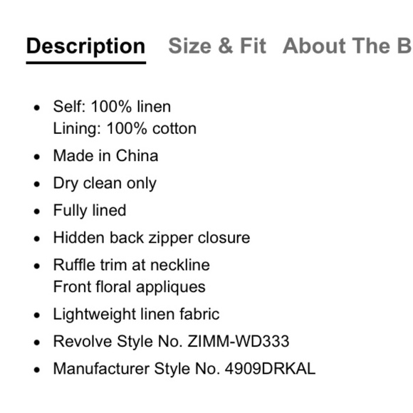 Zimmerman Daisy Mini Dress-NWT - Picture 5 of 10